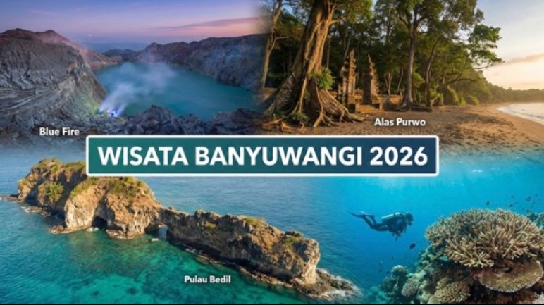 Wisata Banyuwangi 2026 makin lengkap: Pulau Bedil, Ijen Skylake, Blue Fire Gunung Ijen, Bangsring Underwater, hingga Alas Purwo.