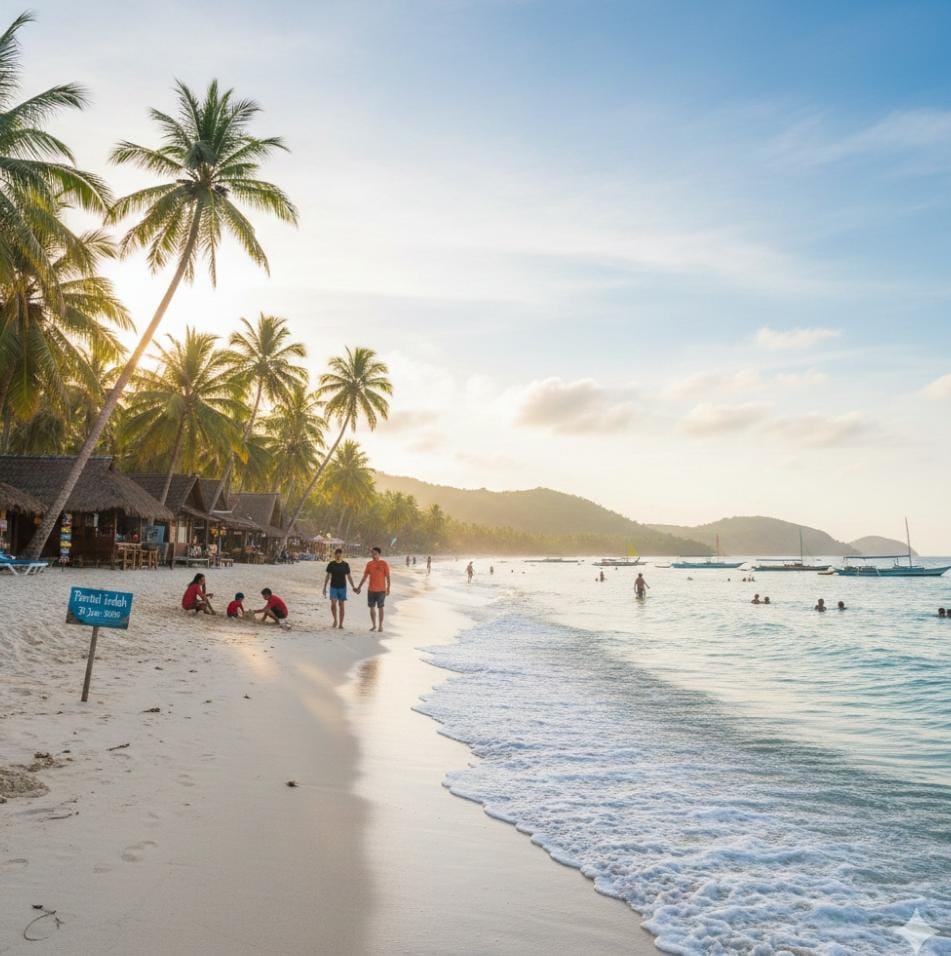 Pantai Kayu Arum Gunung Kidul hadir dengan gazebo estetik, tiket masuk murah, spot ayunan ikonik, dan pasir putih berair jernih.