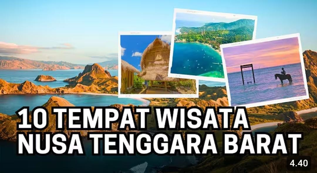 Wisata Nusa Tenggara Barat menawarkan Gili Trawangan, Gunung Rinjani, Pantai Pink, Senggigi, hingga desa adat yang kaya budaya.