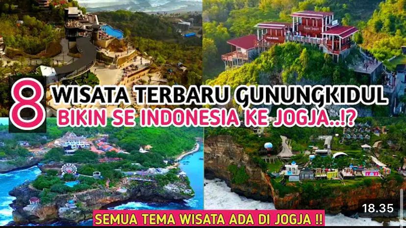 8 wisata viral Gunung Kidul 2025 bikin Jogja disebut geser Bali! Ada On The Rock, Obelix Sea View, Heha, Jungwok Blue Ocean.
