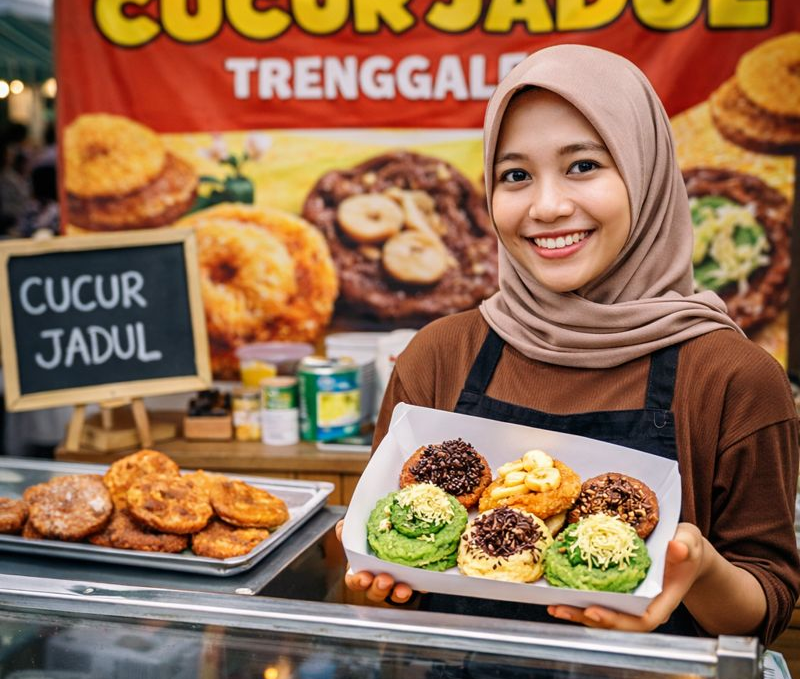Cerita Owner Cucur Jadul Trenggalek Bangun Usaha dari Tenda Pinggir Jalan, Tolak Utang dan Kini Jadi Buruan Anak Muda
