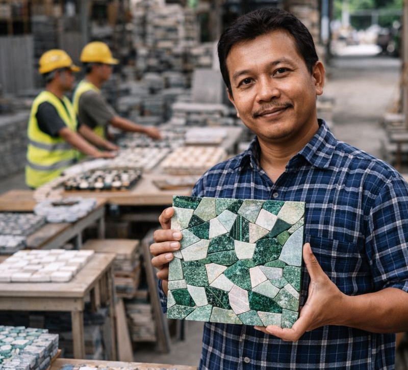 Dari Uang Rp500 di Kolong Lemari hingga Ekspor ke Amerika: Kisah Tulungagung Stone Mosaic Bangkit dari Nol dan Kini Mendunia
