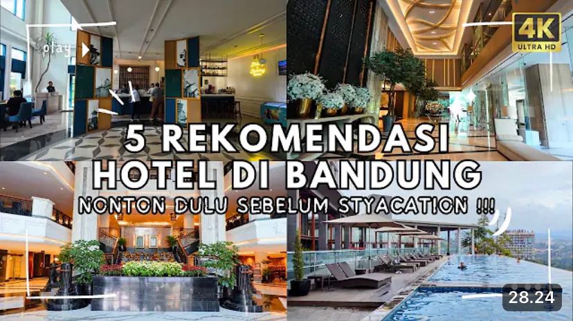 5 rekomendasi hotel terbaik di Bandung buat healing dan staycation! Ada infinity pool air hangat, dekat Braga, sampai hotel artsy.