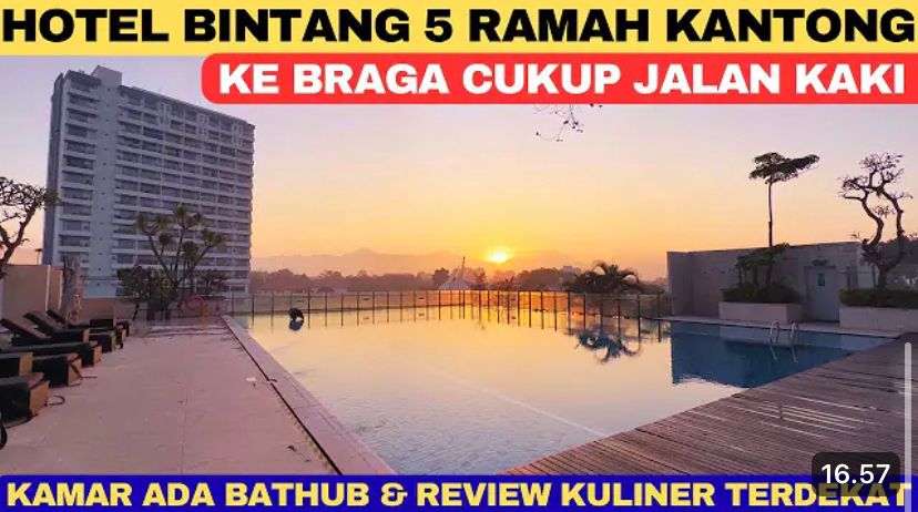 Hotel Crown Plaza Bandung dekat Braga City Walk. Kamar elegan, kolam renang view gunung, kids club, gym modern. Cek lengkapnya!