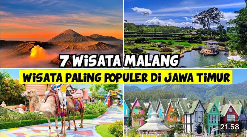 7 wisata paling populer di Malang untuk liburan 2026! Dari Baloga, Santerra, Jatim Park 1 sampai Gunung Bromo. Wajib masuk list!