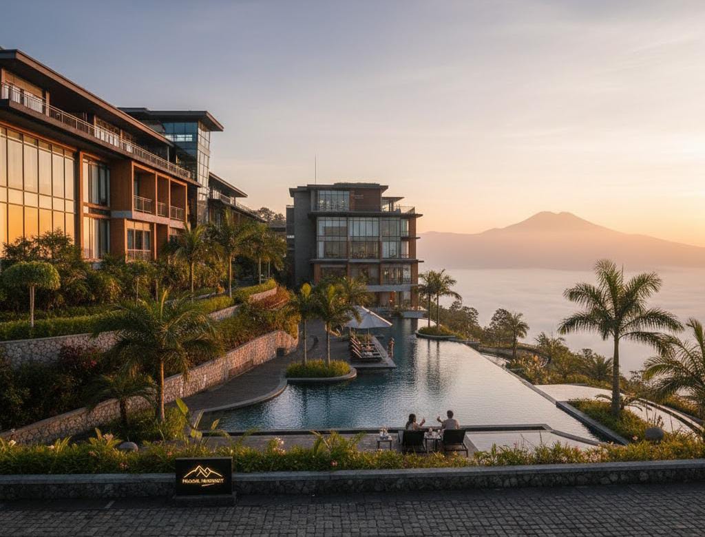 Hotel Murah Puncak Bogor di Bawah Rp100 Ribu Ini Viral, Luas 3 Hektar, Ada Kolam Renang dan View Pegunungan