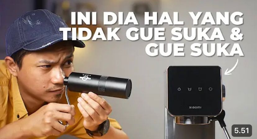 Review mesin kopi Xiaomi setelah 1 bulan: plus minus, water tank kecil, steam stabil, desain premium. Worth it Rp1 jutaan?