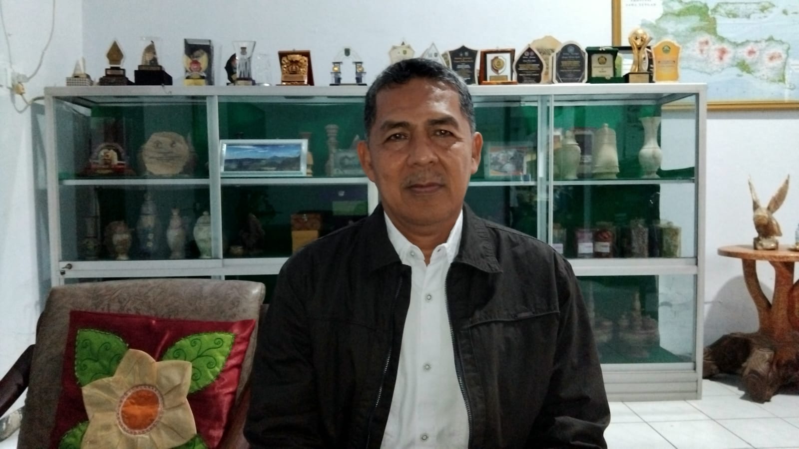 Kabag BPSDA Setda Trenggalek, sedang memberikan penjelasan terkait mekanisme CFD yang akan digelar kemabali