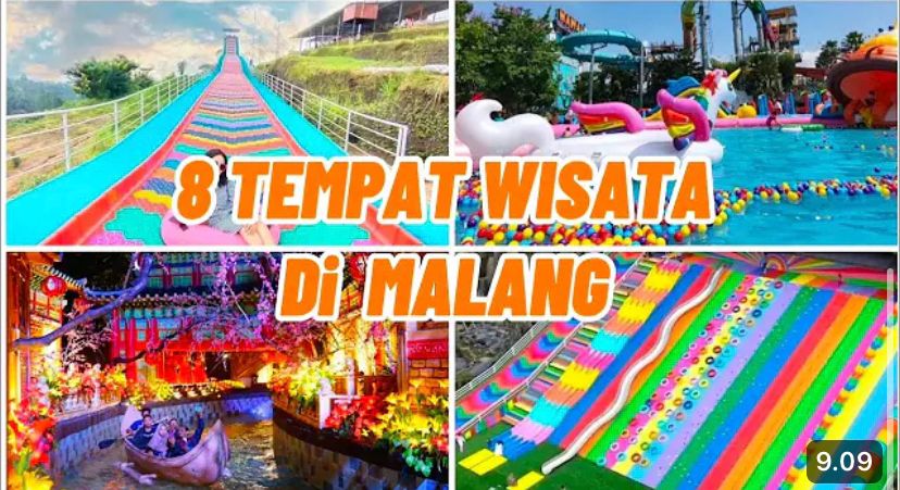 8 wisata Malang terbaru dan paling populer 2026, dari Hawaii Waterpark, Santera De Laponte, Malang Night Paradise hingga spot Jepang viral.
