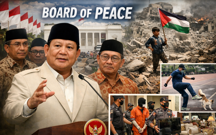 Presiden Prabowo Subianto bersama tokoh Ormas Islam saat membahas keanggotaan Indonesia di Board of Peace, dengan komitmen menjaga perdamaian dan membela rakyat Palestina.