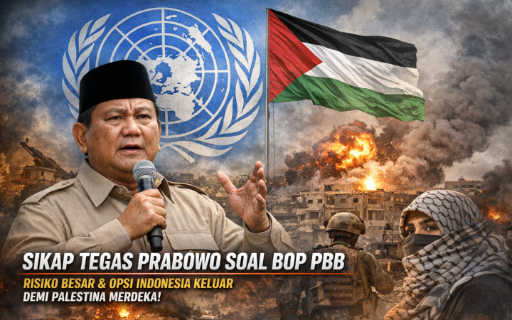 Presiden Prabowo Subianto menegaskan sikap Indonesia terkait BOP PBB, menyoroti risiko tinggi dan opsi keluar demi mewujudkan Palestina Merdeka.