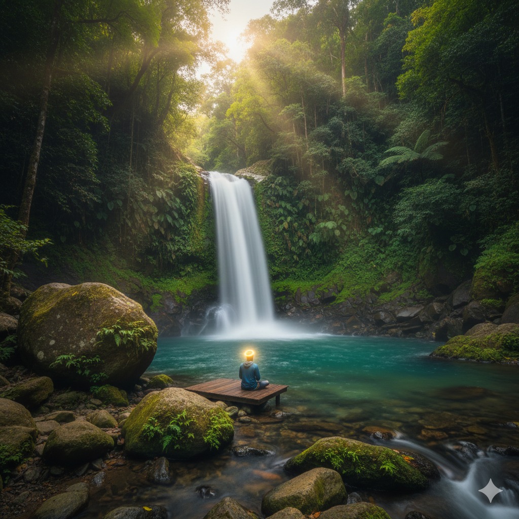 Tanaga Waterfall, Surga Tersembunyi Penuh Ketenangan yang Jadi Tempat Healing Favorit Pecinta Alam