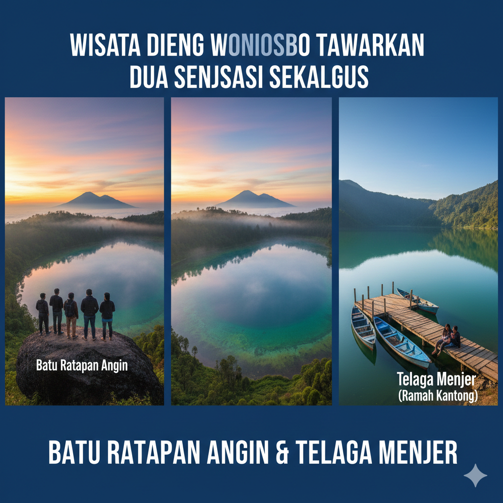 Wisata Dieng Wonosobo Tawarkan Dua Sensasi Sekaligus, Batu Ratapan Angin hingga Telaga Menjer yang Ramah Kantong