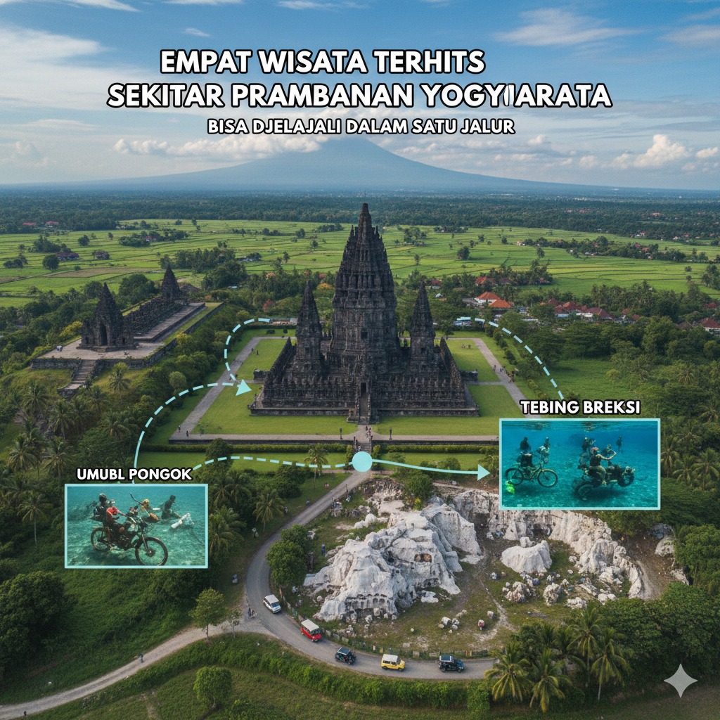 Empat Wisata Terhits Sekitar Prambanan Yogyakarta, Bisa Dijelajahi dalam Satu Jalur