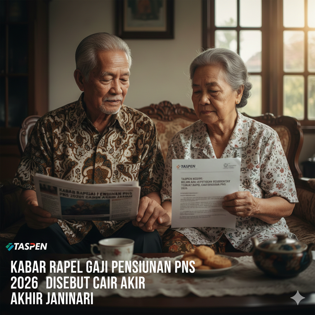 Kabar Rapel Gaji Pensiunan PNS 2026 Disebut Cair Akhir Januari, TASPEN Kediri Tegaskan Belum Ada Keputusan Pemerintah