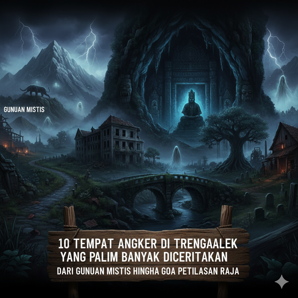 10 Tempat Angker di Trenggalek yang Paling Banyak Diceritakan, dari Gunung Mistis hingga Goa Petilasan Raja