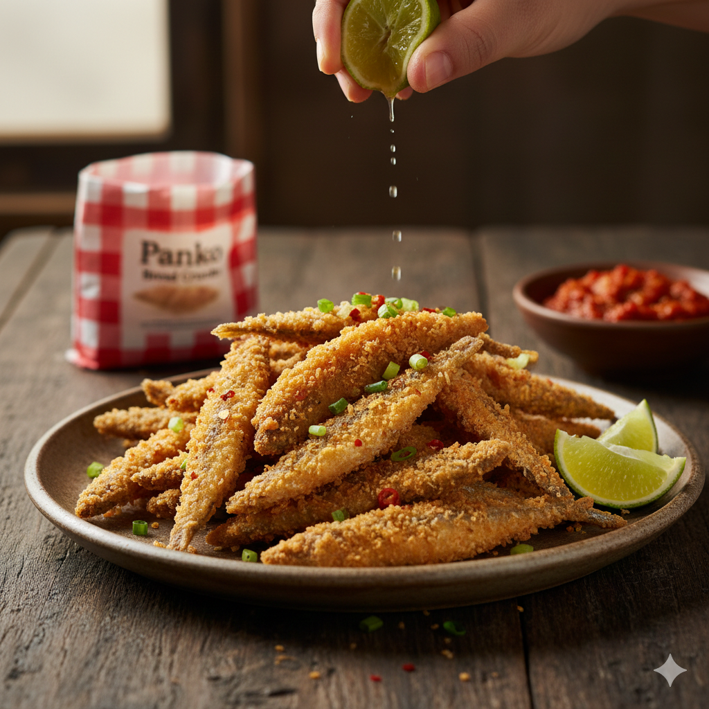 Resep Ikan Goreng Crispy Renyah Tahan Lama, Pakai Ikan Kecil Duri Lembut dan Tepung Roti