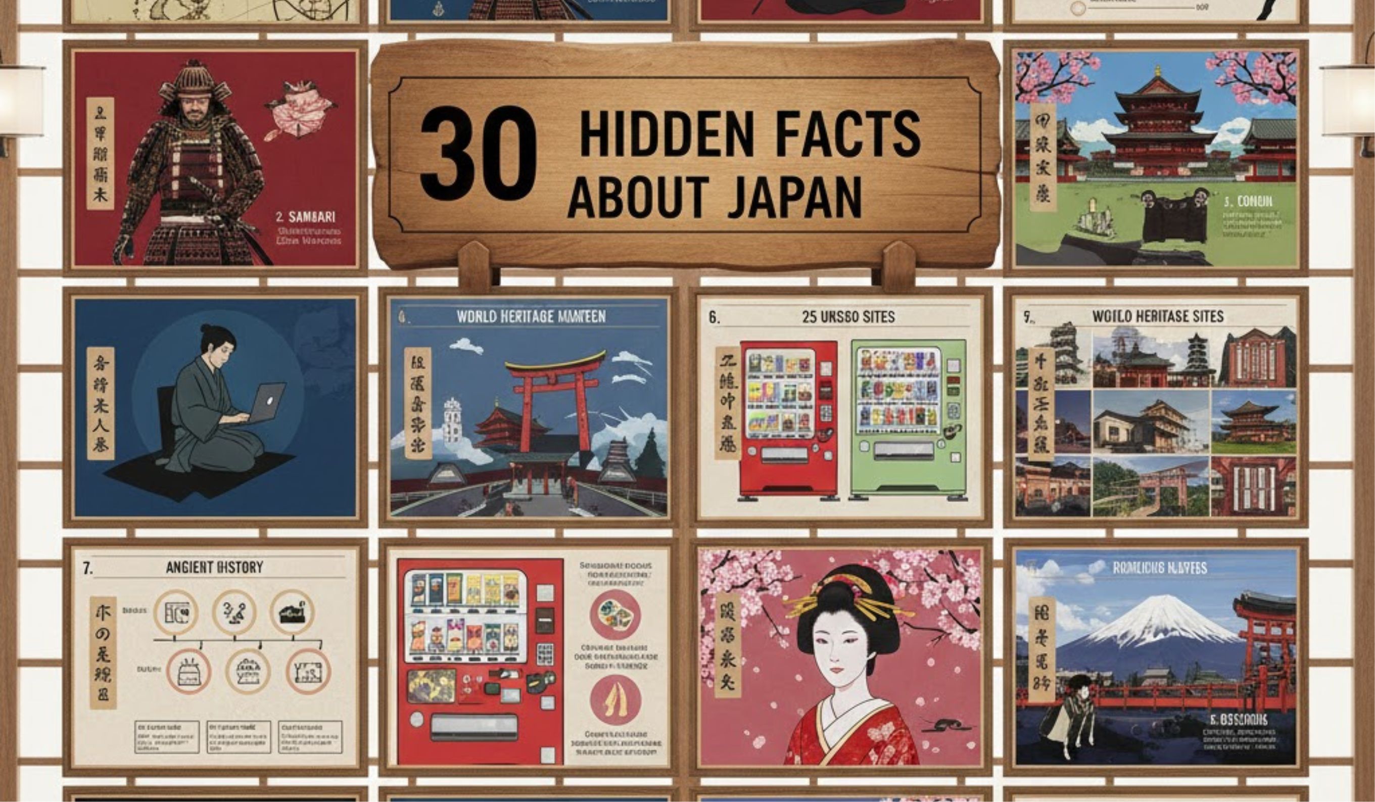 30 fakta menarik Jepang, dari asal nama Nippon, samurai dan ninja, hingga fenomena hikikomori dan budaya unik masyarakatnya.