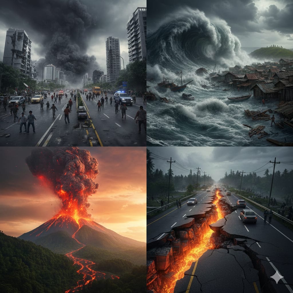 Ramalan bencana 2026 sebut gempa besar dan tsunami ancam Jawa. Benarkah ekonomi 2025 terpuruk? Simak ulasannya.