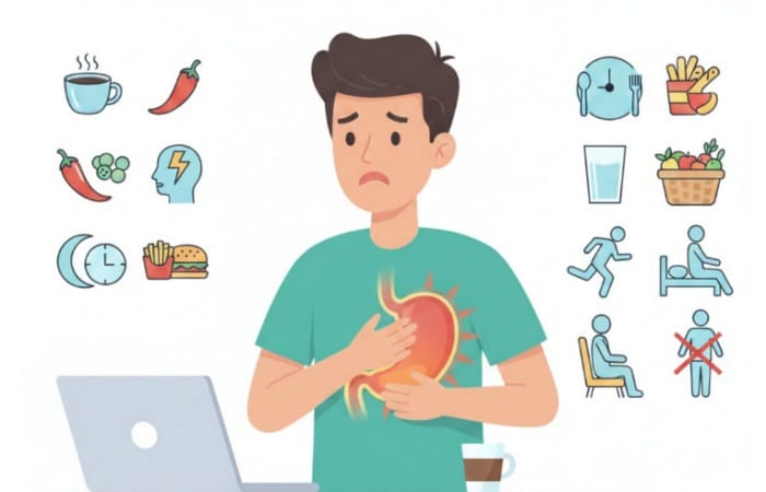 Asam lambung banyak menyerang milenial. Simak penyebab dan cara mengatasi asam lambung tanpa obat dokter.