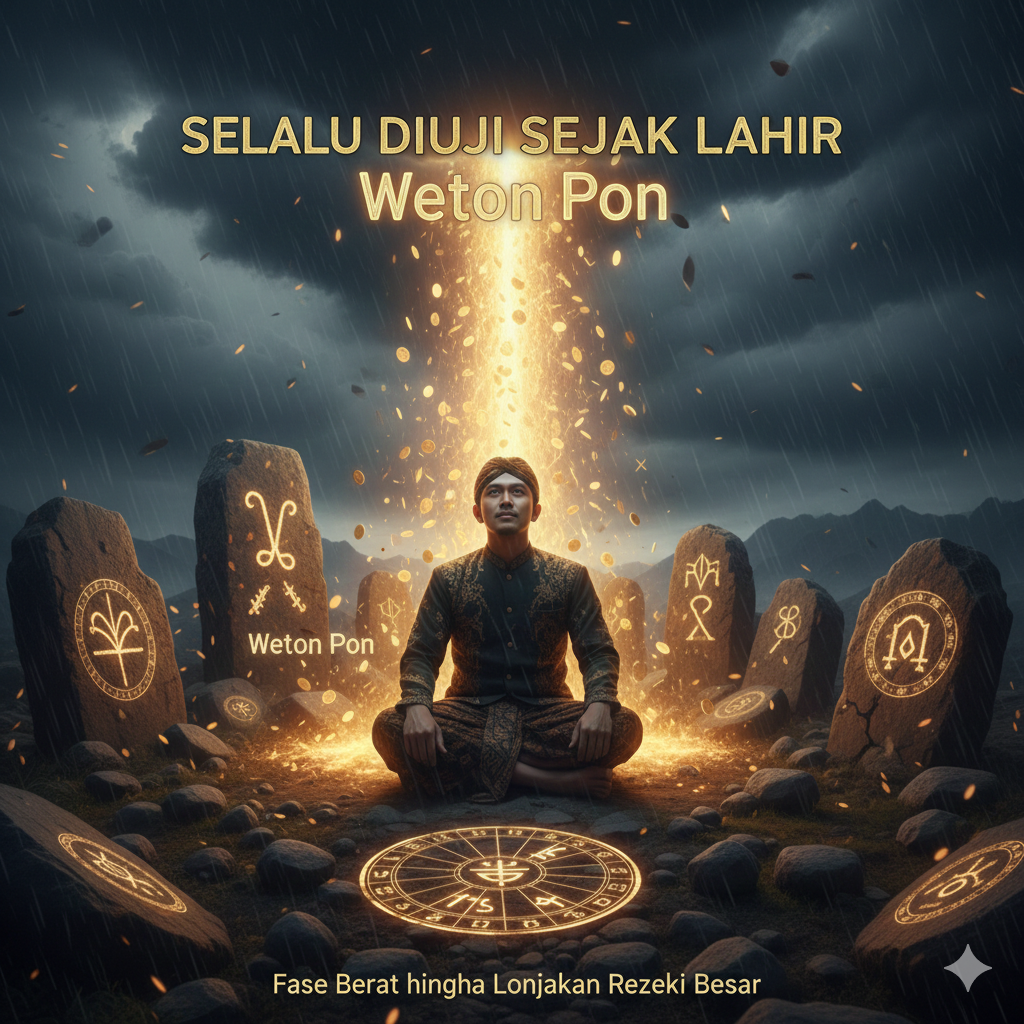 Weton Pon Selalu Diuji Sejak Lahir? Primbon Jawa Ungkap Fase Berat hingga Lonjakan Rezeki Besar