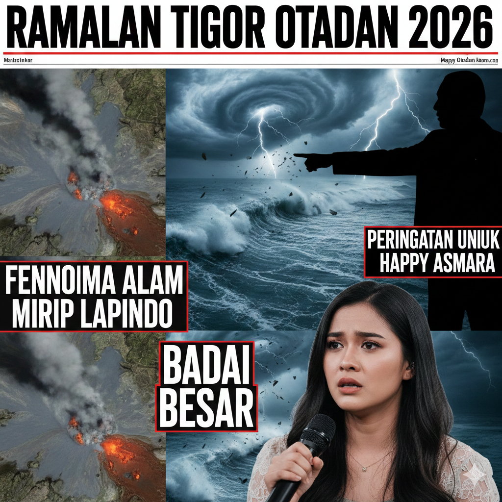 Ramalan Tigor Otadan 2026: Fenomena Alam Mirip Lapindo, Badai Besar hingga Peringatan untuk Happy Asmara