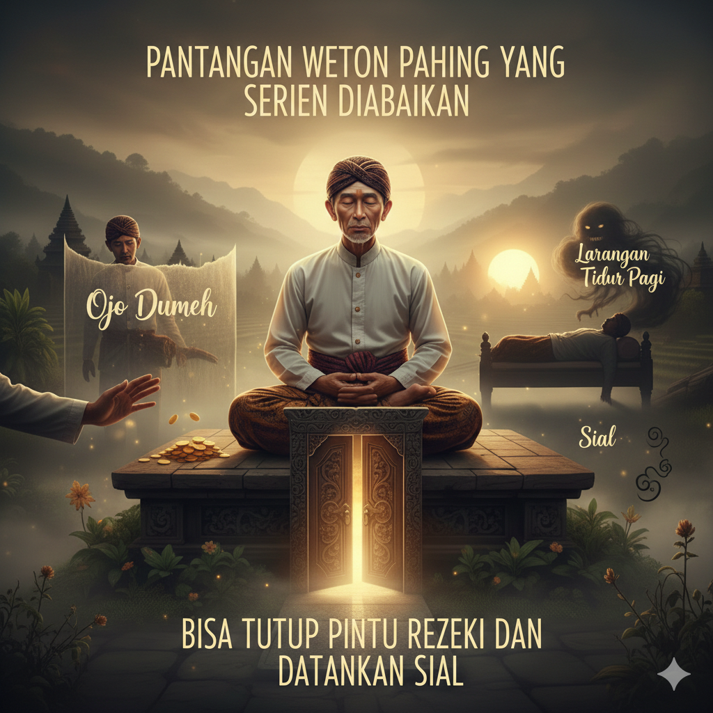 Pantangan Weton Pahing yang Sering Diabaikan: Dari Ojo Dumeh hingga Larangan Tidur Pagi, Bisa Tutup Pintu Rezeki dan Datangkan Sial
