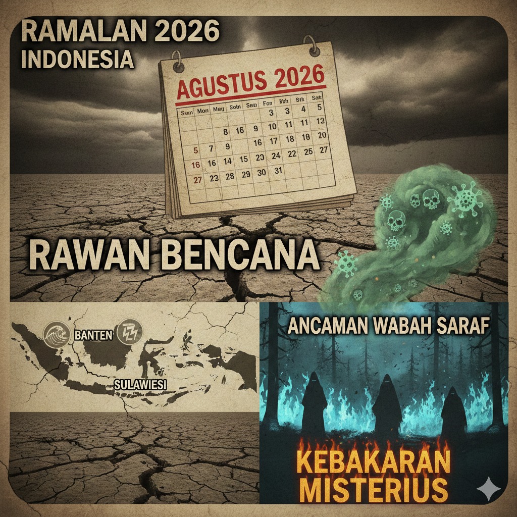 Ramalan 2026 Indonesia: Agustus Disebut Rawan Bencana, Banten&ndash;Sulawesi hingga Ancaman Wabah Saraf dan Kebakaran Misterius