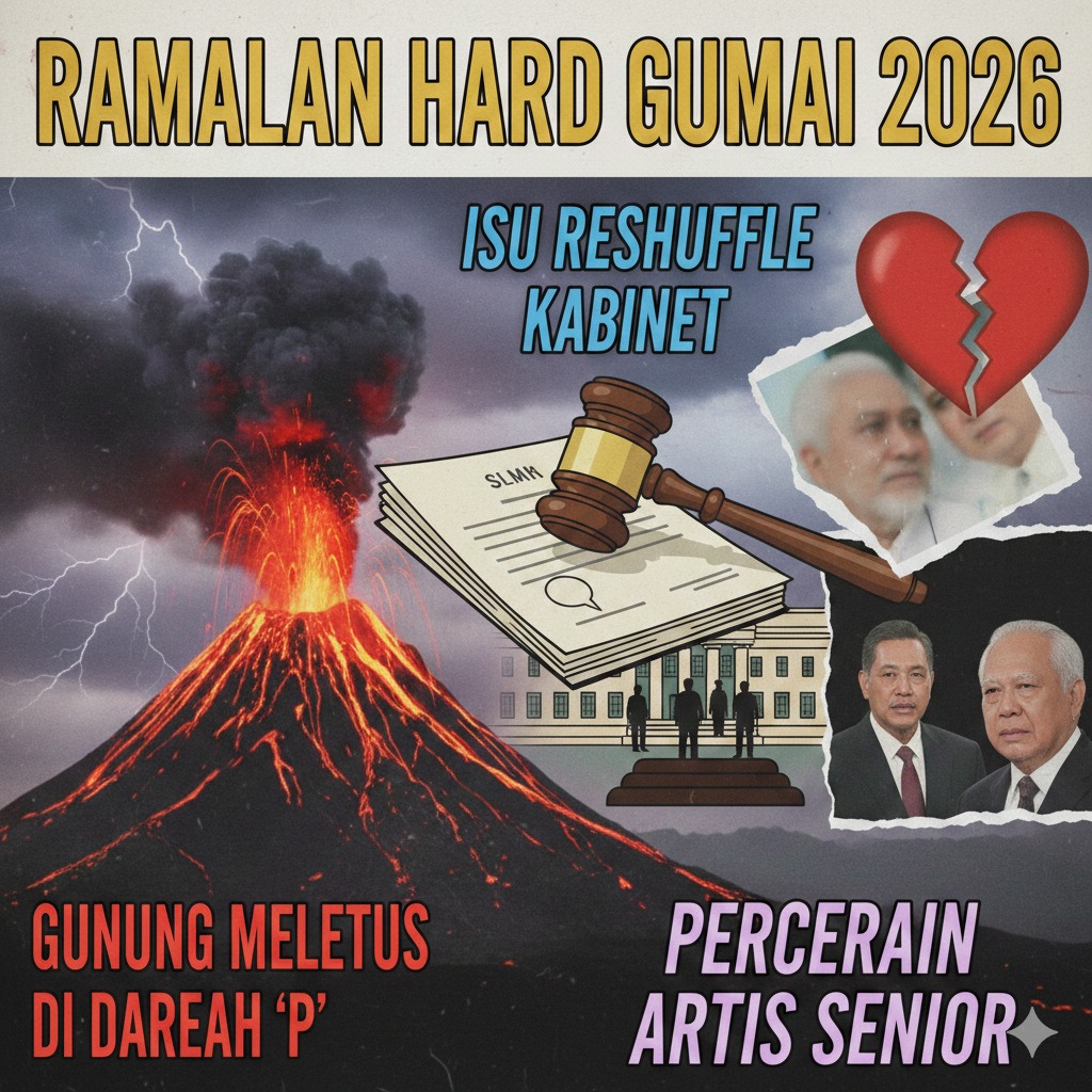 Ramalan Hart Gumai 2026: Gunung Meletus di Daerah &lsquo;P&rsquo;, Isu Reshuffle Kabinet hingga Perceraian Artis Senior