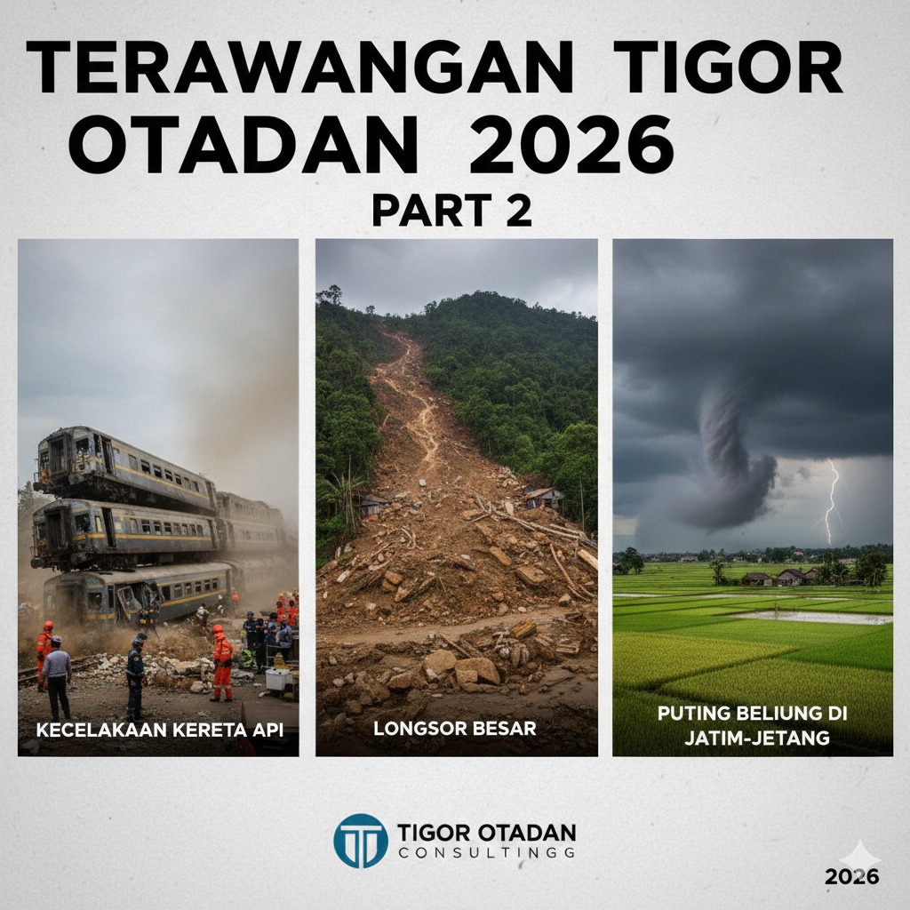 Terawangan Tigor Otadan 2026 Part 2: Kecelakaan Kereta Api, Longsor Besar hingga Puting Beliung di Jatim&ndash;Jateng