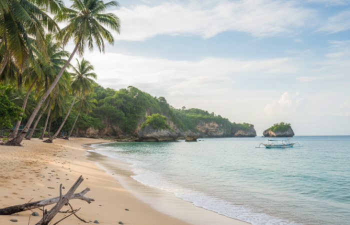 Pantai Malang Selatan viral dengan pasir putih dan laut jernih, dari Teluk Asmara hingga Tiga Warna, wajib masuk rekomendasi liburan 2026.