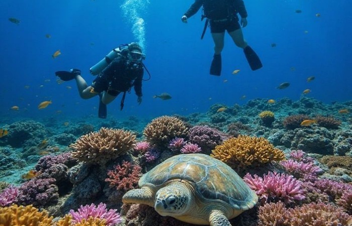 Pesona Gili Ketapang Probolinggo, wisata snorkeling murah dengan pasir putih, air jernih, ikan Nemo, dan fasilitas lengkap yang sayang dilewatkan.