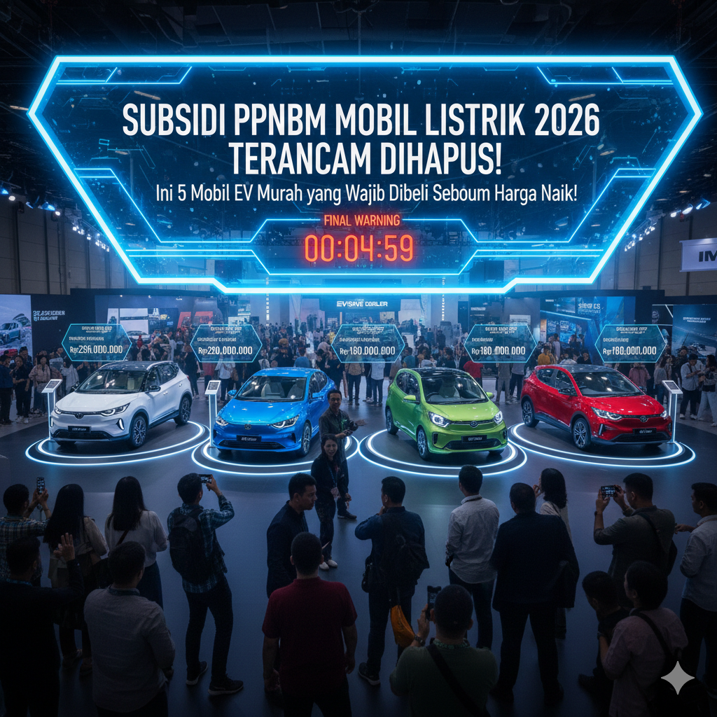 Subsidi PPNBM Mobil Listrik 2026 Terancam Dihapus, Ini 5 Mobil EV Murah yang Wajib Dibeli Sebelum Harga Naik!