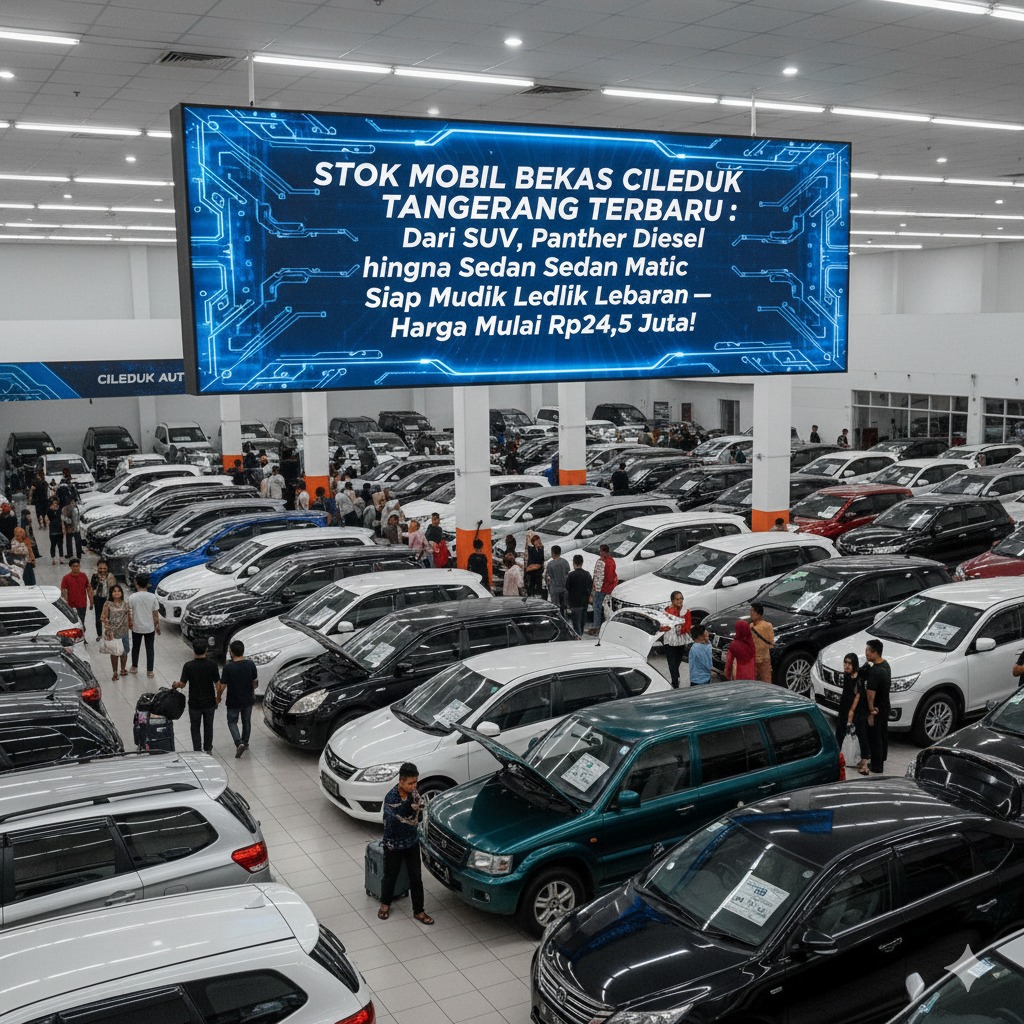 Stok Mobil Bekas Cileduk Tangerang Terbaru: Dari SUV, Panther Diesel hingga Sedan Matic Siap Mudik Lebaran &mdash; Harga Mulai Rp24,5 Juta!