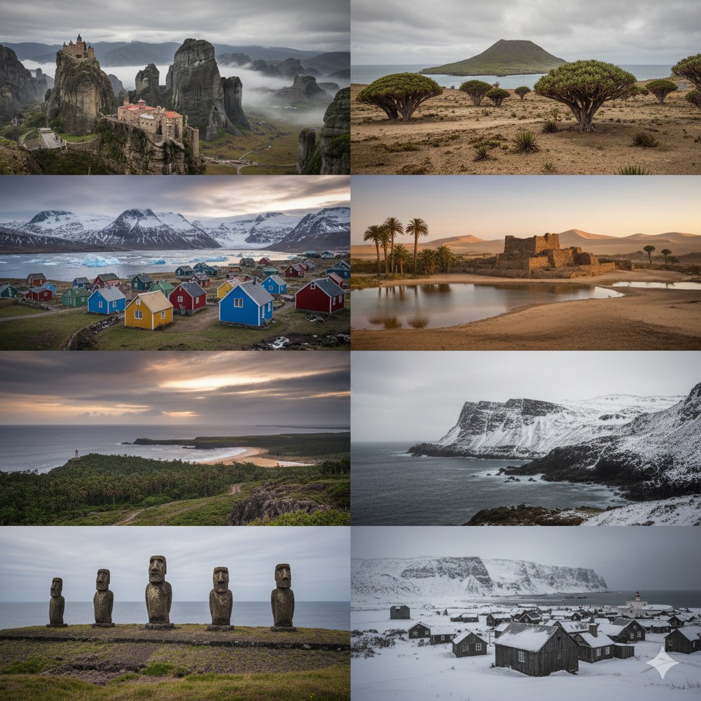8 Tempat Paling Terpencil di Dunia, dari Meteora hingga Tristan da Cunha yang Bikin Merinding!