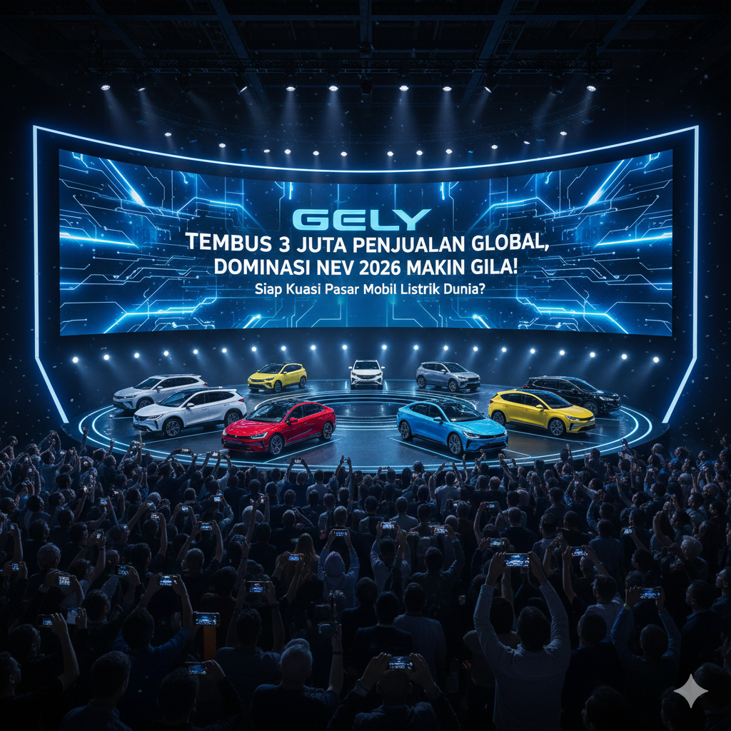 Geely Tembus 3 Juta Penjualan Global, Dominasi NEV 2026 Makin Gila! Siap Kuasai Pasar Mobil Listrik Dunia?