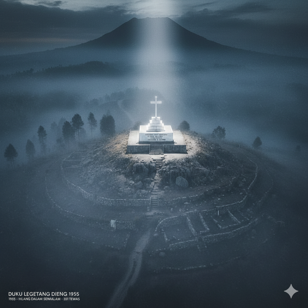 Tragedi Dusun Legetang Dieng 1955: Hilang Dalam Semalam, 351 Warga Tertimbun Longsor Gunung Pengamun-amun