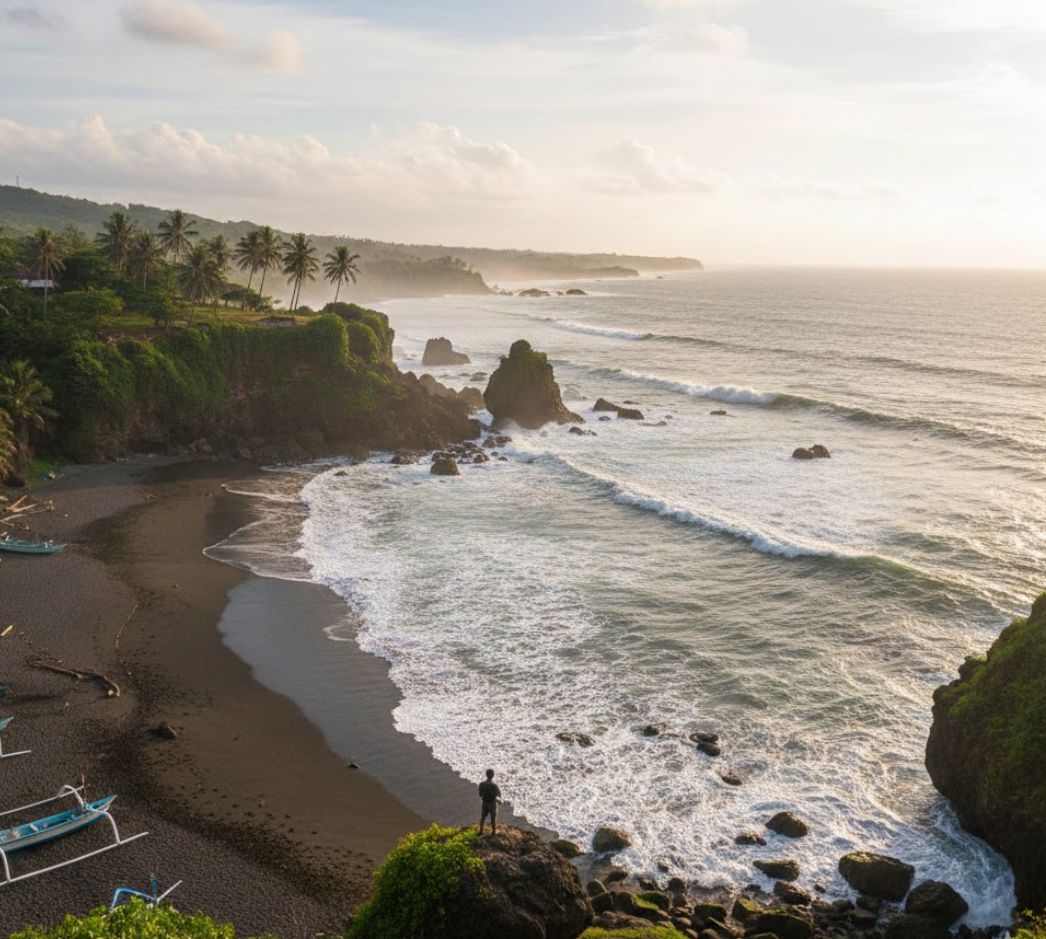 Eksplorasi Pantai Kebo Trenggalek: Surga Tersembunyi dengan Kandang Kerbau dan Panorama Alam Menawan