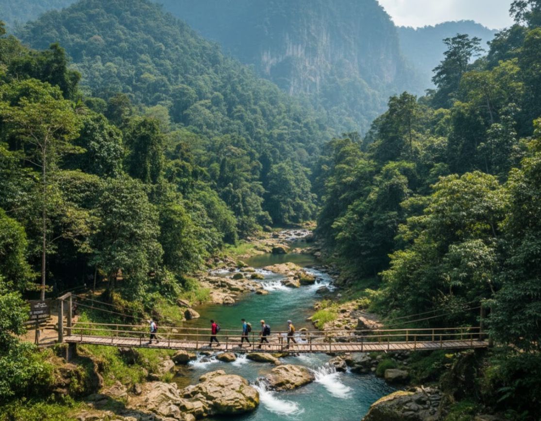 Pantai Pelang Trenggalek Viral karena Air Terjun Dekat Pantai, Hutan Pinus dan Spot Sunset Bikin Takjub