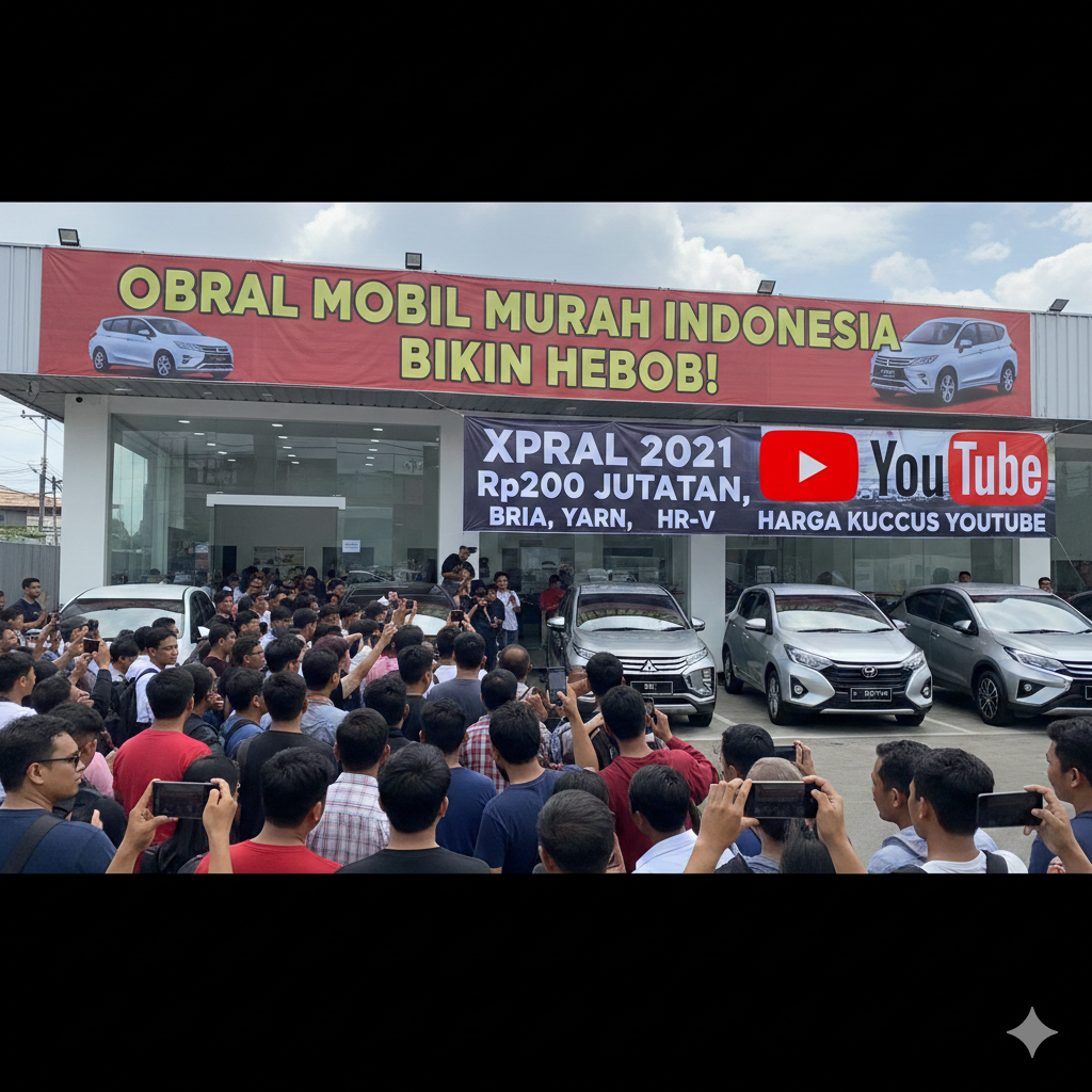 Obral Mobil Murah Indonesia Bikin Heboh! Xpander 2021 Rp200 Jutaan, Brio, Yaris hingga HR-V Harga Khusus YouTube