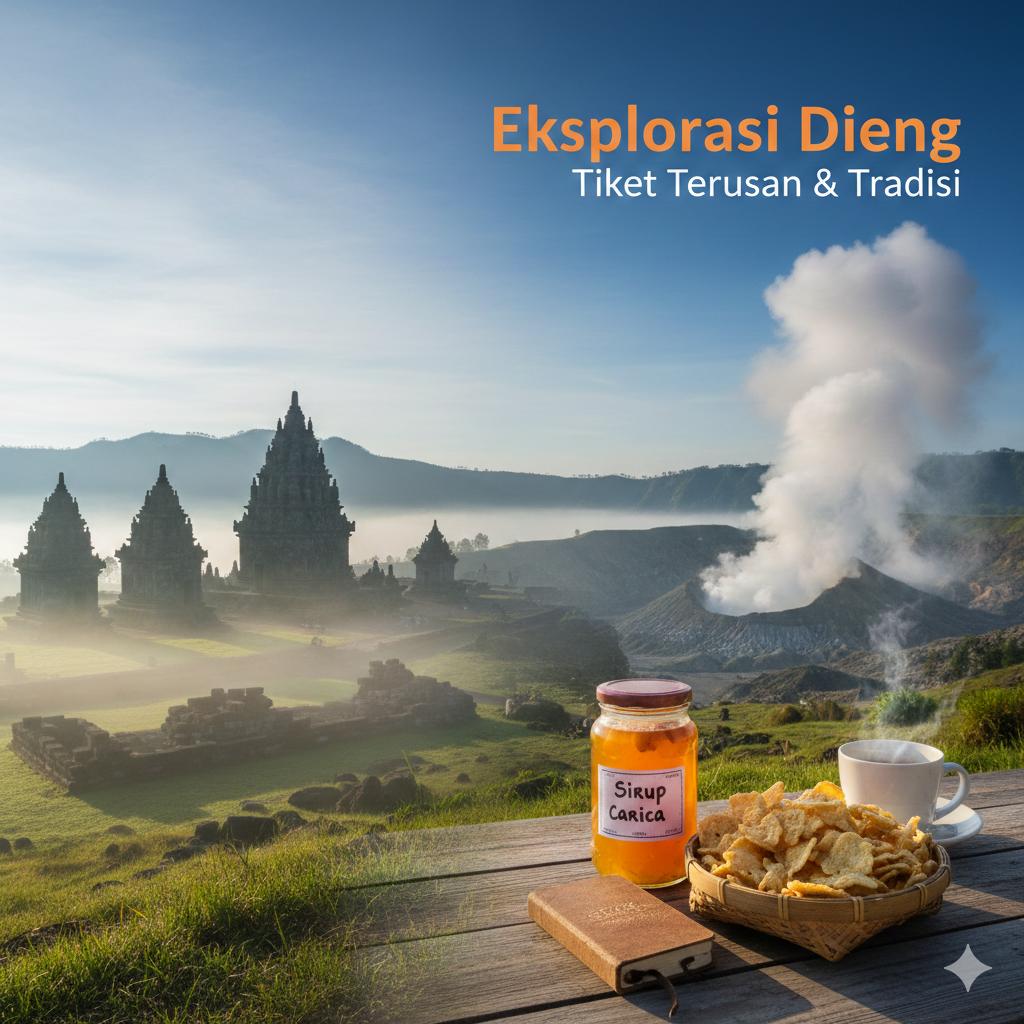 Eksplorasi Kawas Kidang dan Candi Arjuna Dieng: Tiket Terusan, Embun Pagi, & Oleh-Oleh Tradisional Seru