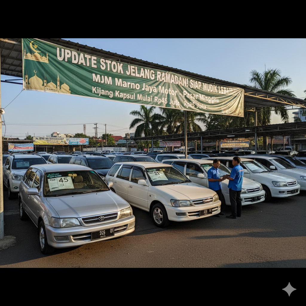 Update Stok MJM Marno Jaya Motor Pasar Minggu: Kijang Kapsul Mulai Rp45 Juta, Kijang Super Rp25 Juta, Siap Mudik Lebaran!