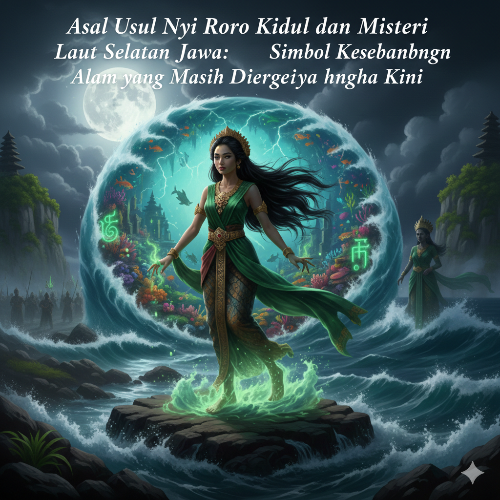 Asal Usul Nyi Roro Kidul dan Misteri Laut Selatan Jawa: Simbol Keseimbangan Alam yang Masih Dipercaya hingga Kini