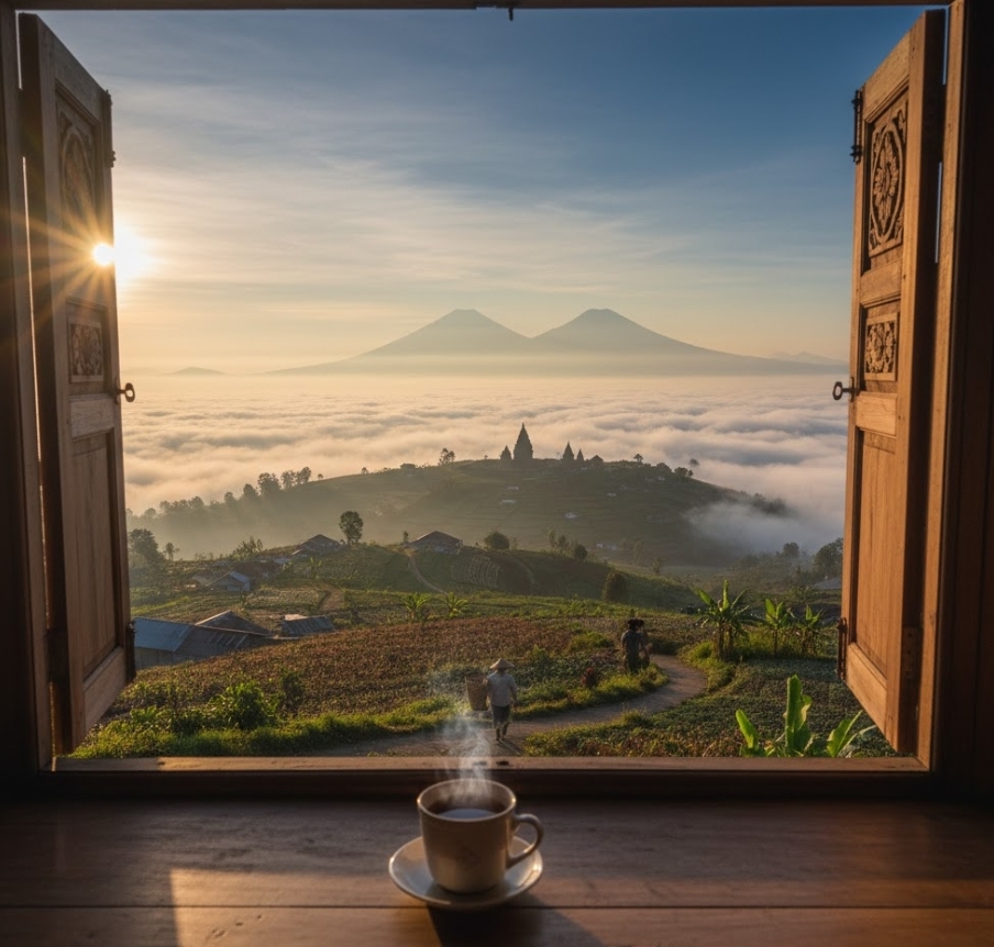Wisata Dieng Wonosobo: Menginap di Negeri di Atas Awan, Jelajah Pintu Langit hingga Air Terjun Tertinggi Jawa Tengah