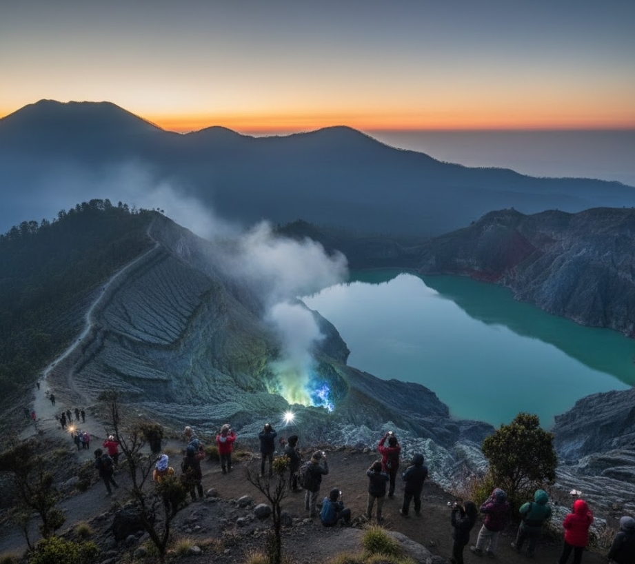 Wisata Banyuwangi Makin Mendunia, dari Blue Fire Kawah Ijen hingga Pantai Plengkung yang Jadi Rebutan Peselancar Dunia