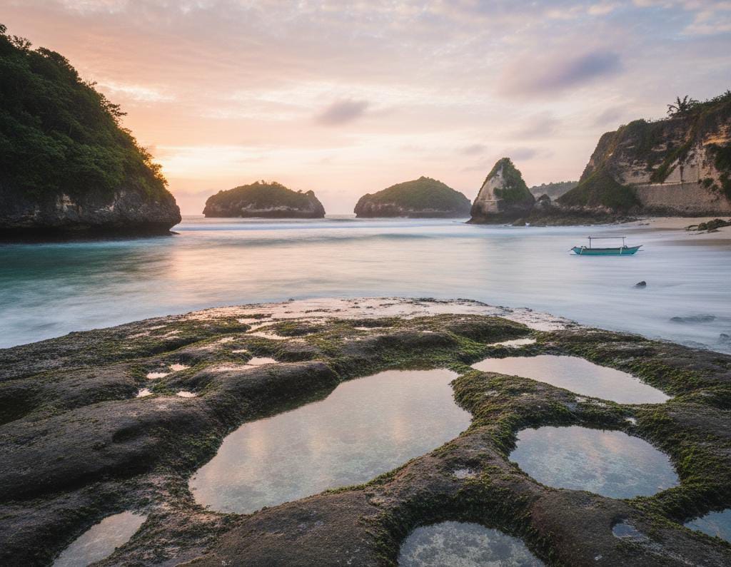 Air Terjun Parang Endok Parangtritis Viral di TikTok, Hidden Gem Unik di Tepi Pantai yang Cuma Muncul Saat Musim Hujan