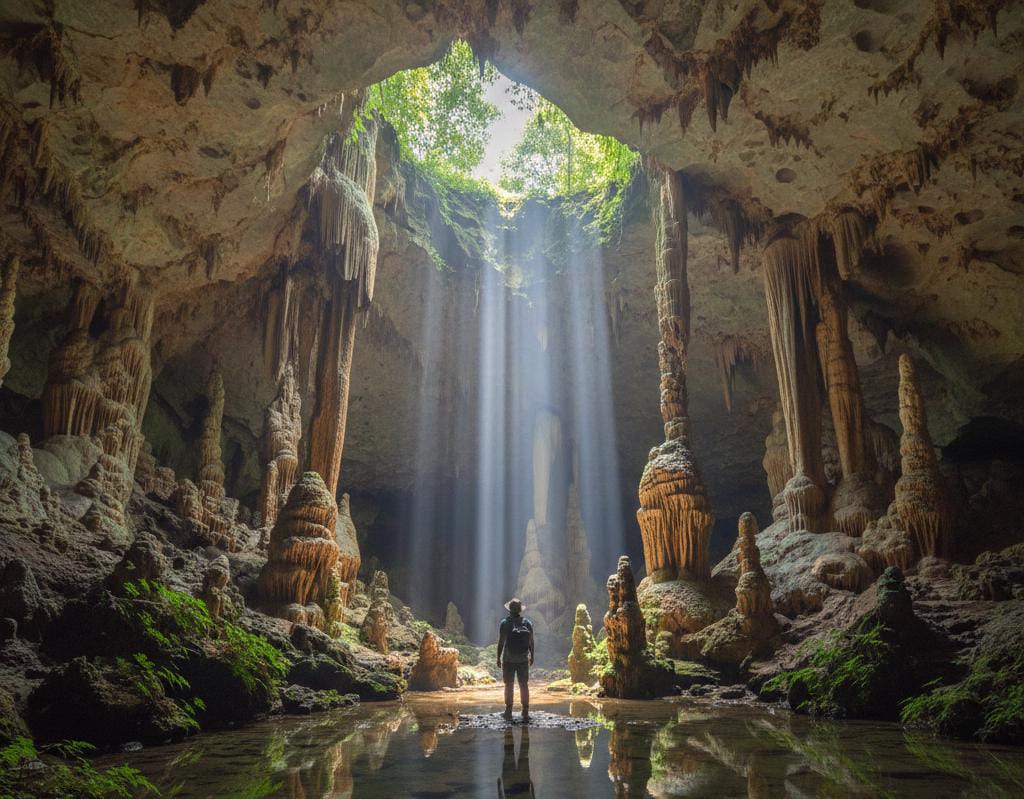 Liburan ke Goa Jatijajar Kebumen, Tiket Cuma Rp13.500 Bisa Susuri Gua 250 Meter dan Mandi di Sendang Mawar!