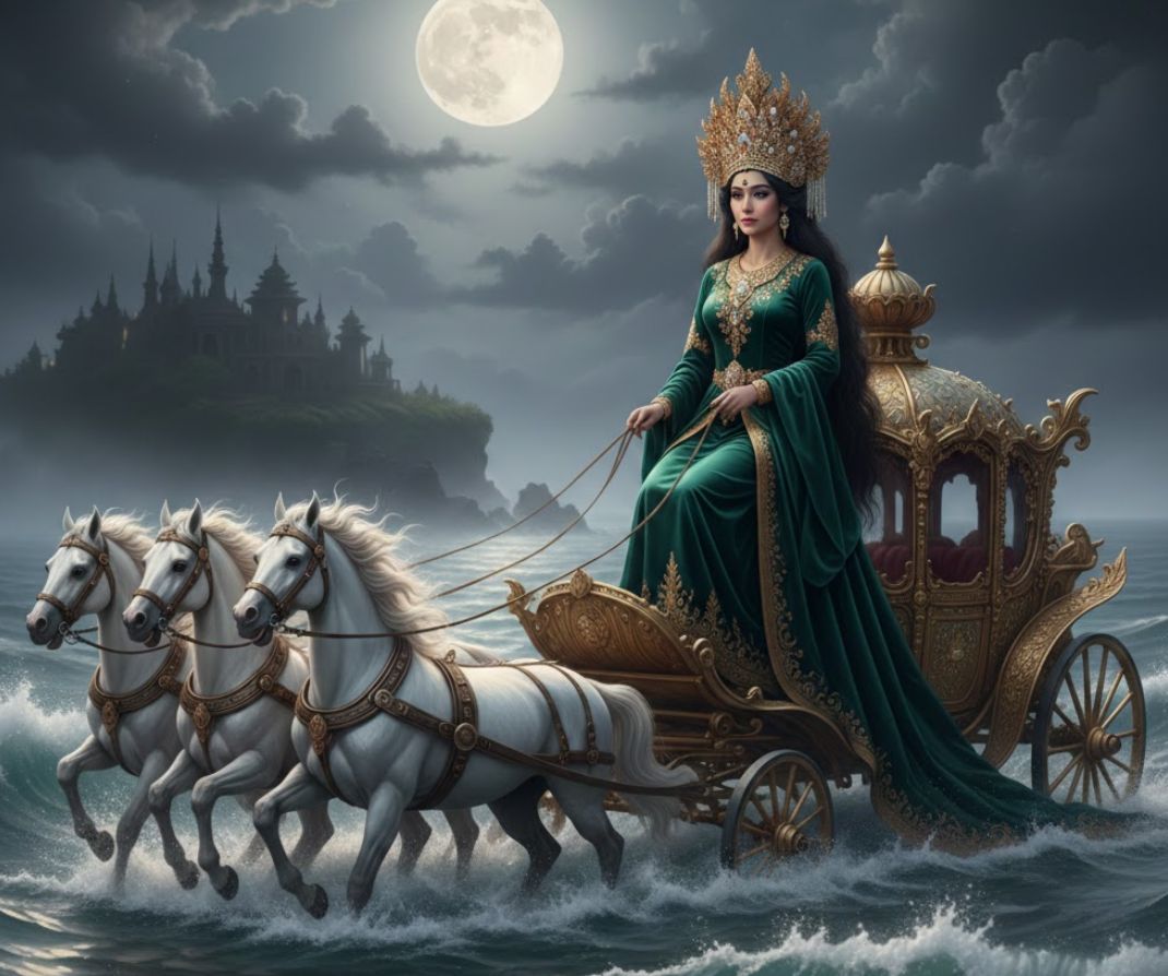 Kisah Legenda Putri Kandita yang Menjadi Ratu Laut Selatan dengan Kekuatan Gaib Sakti