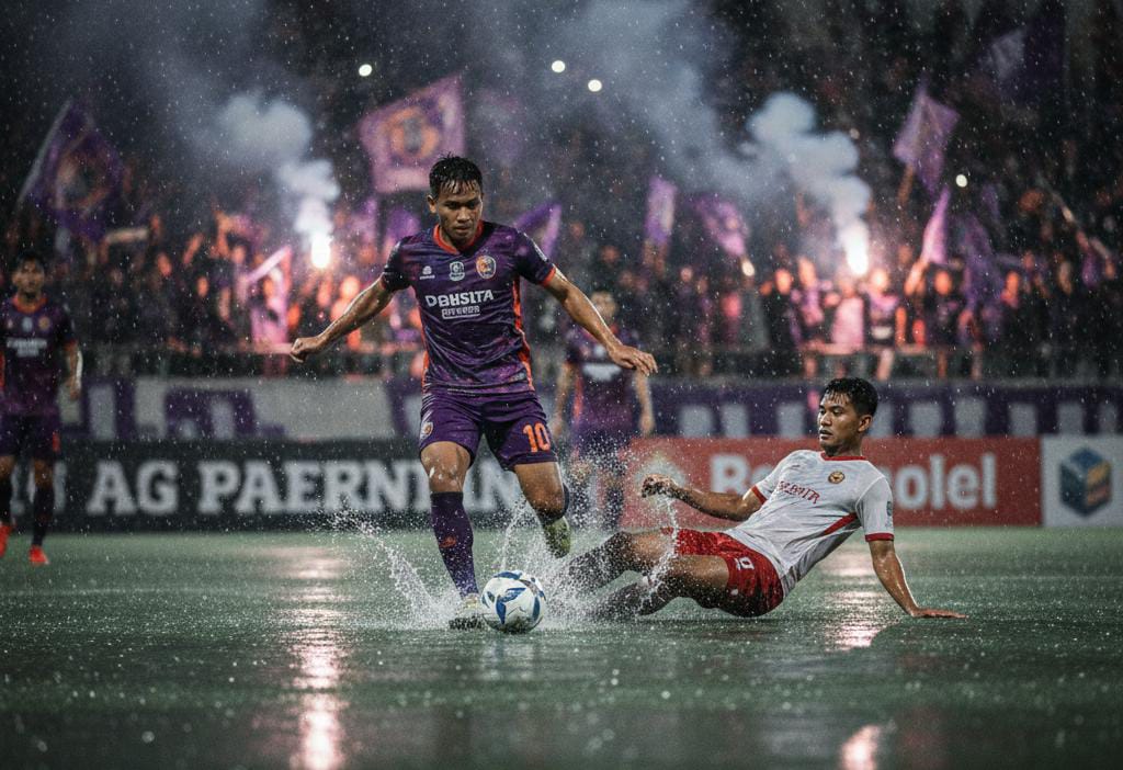 Persita Tangerang Taklukkan PSBS Biak 2-1, Gol Nurhardianto dan Eber Bessa Jadi Penentu Kemenangan Dramatis