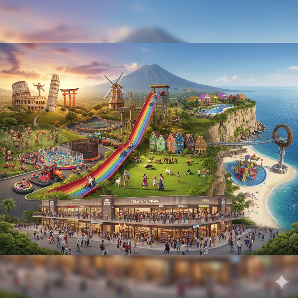 7 wisata Jogja terbaru 2025, dari Piknik Land hingga Hi Valley, liburan kekinian dan instagramable wajib dikunjungi.